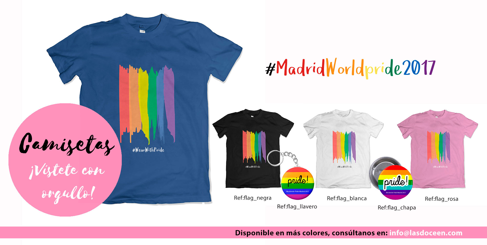 Camisetas bandera gay