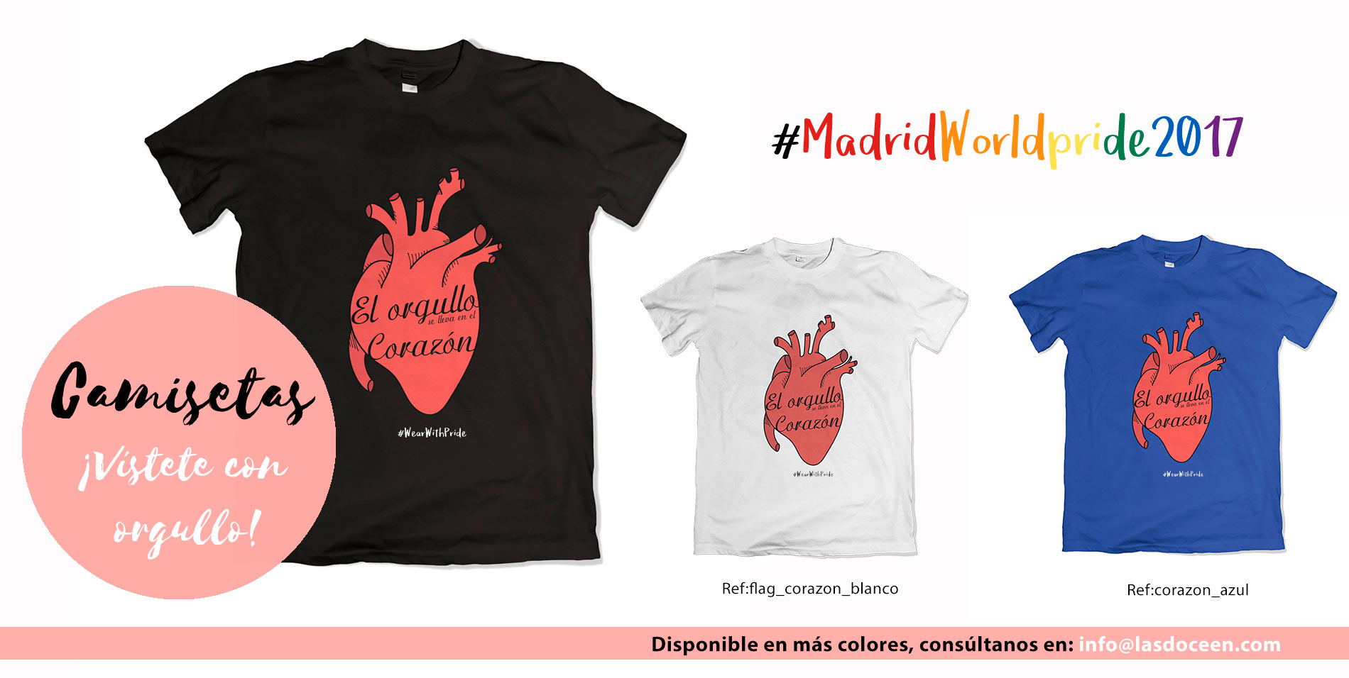 Camisetas Madrid Worldpride 2017