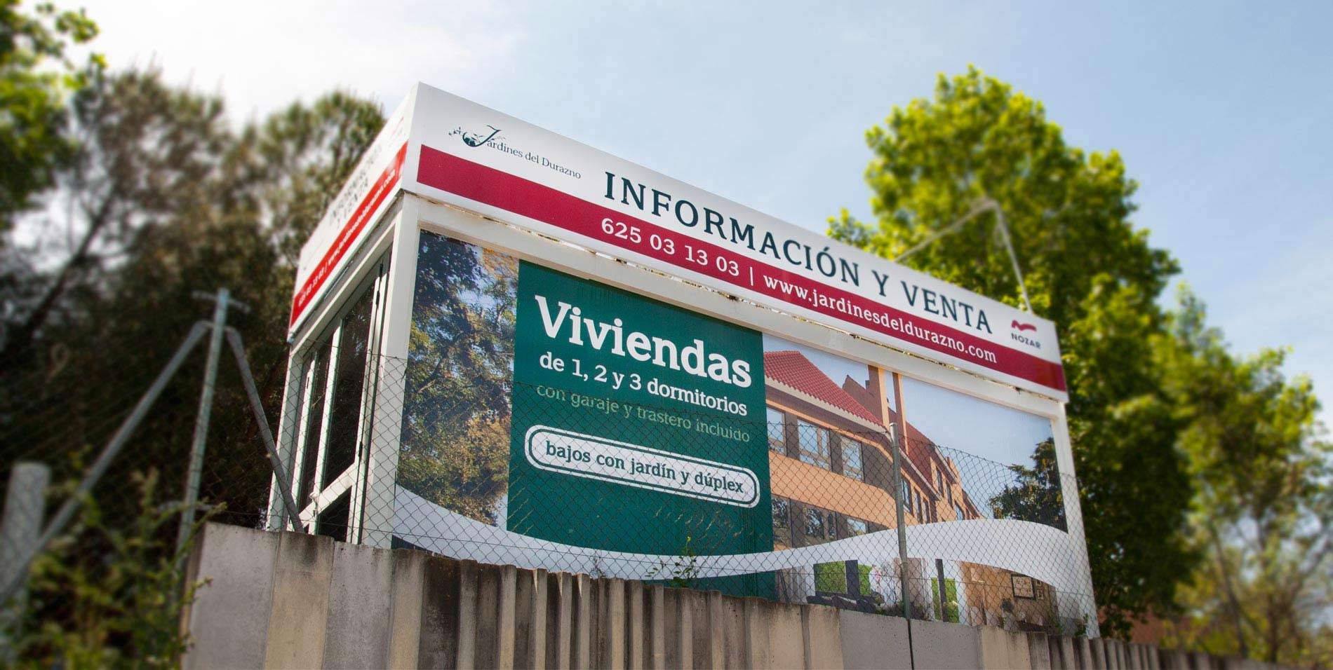 vinilo impreso trasero caseta Jardines del Durazno