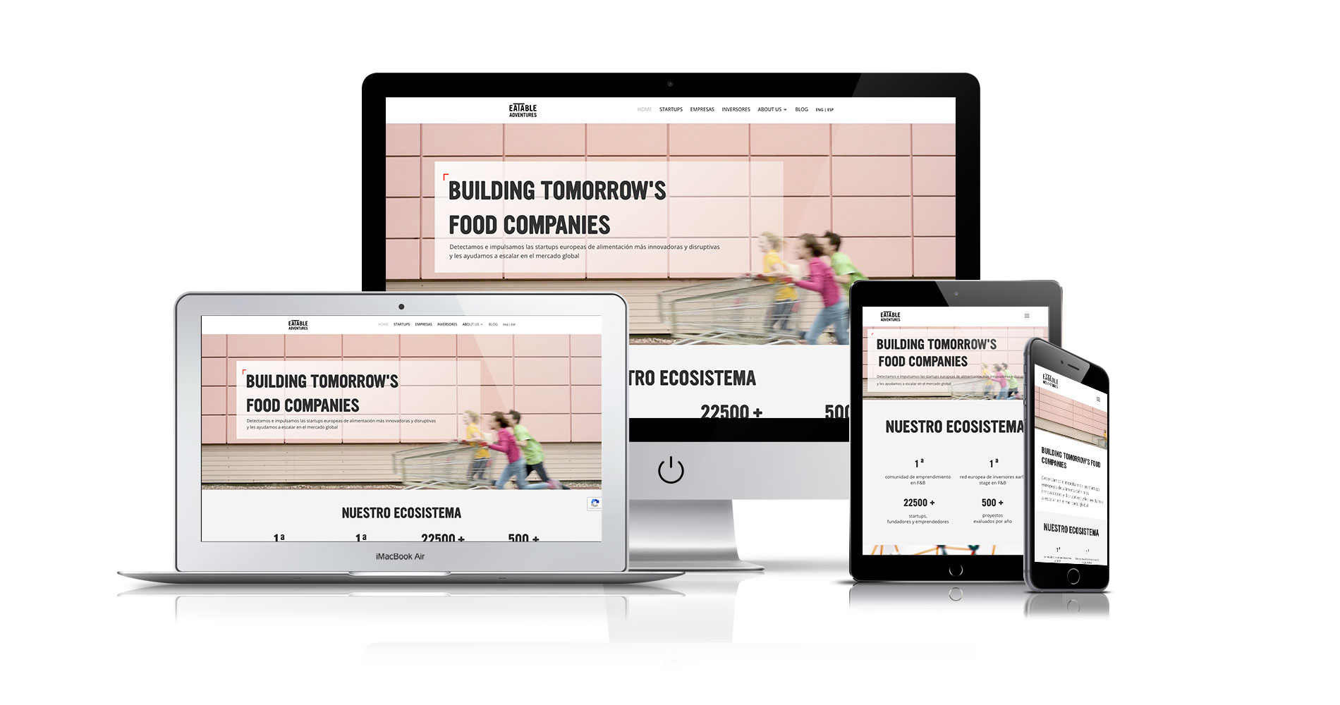 diseño pagina web: Eatable Adventures