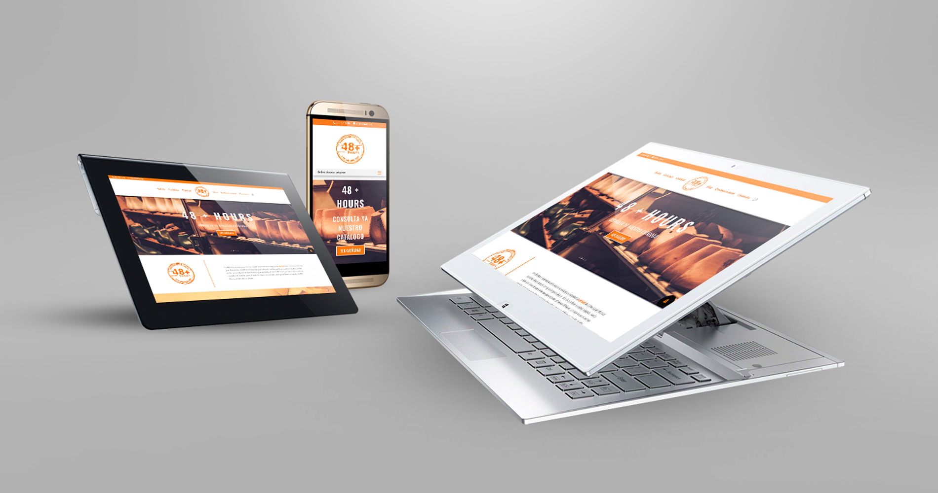 Pagina web responsive 48 Horas