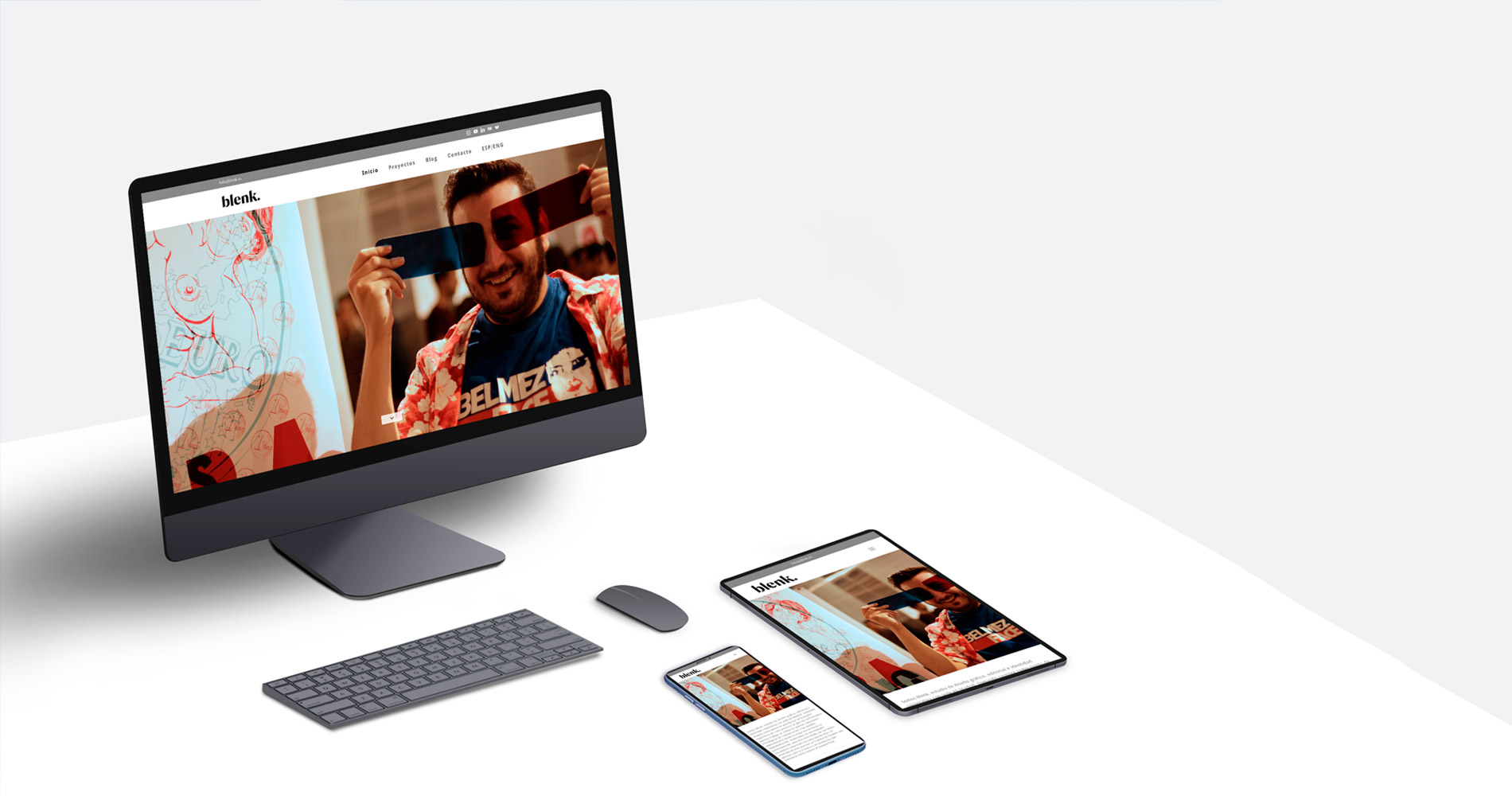 diseño web responsive: estudio Blenk