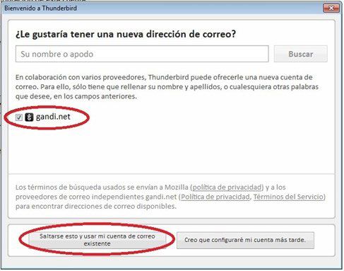 Ventana de bienevenida de thunderbird | Blog de Las 12 en Punto