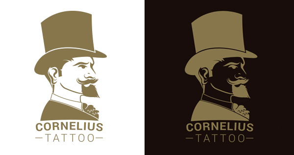 Identidad visual corporativa Cornelius Tattoo Madrid