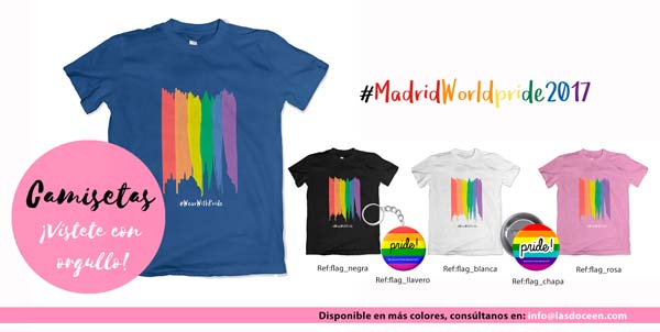 Camisetas WorldPride Madrid 2017
