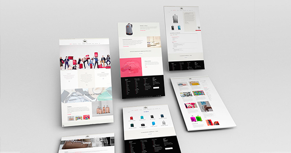Diseño página web tienda Tarín maletas