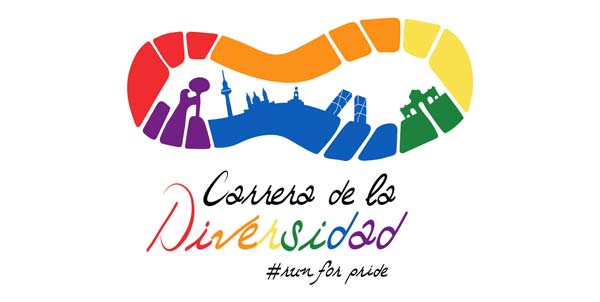 Logotipo carrera de la diversidad  WorldPride Madrid 2017