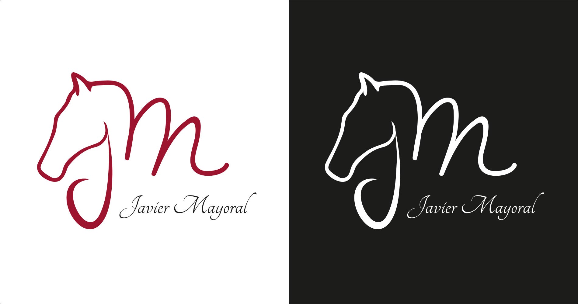 Logosímbolo Javier Mayoral, servicios de venta equinos