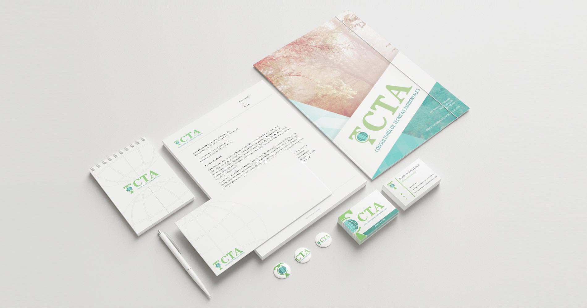  diseño de la identidad visual corporativa de CTA