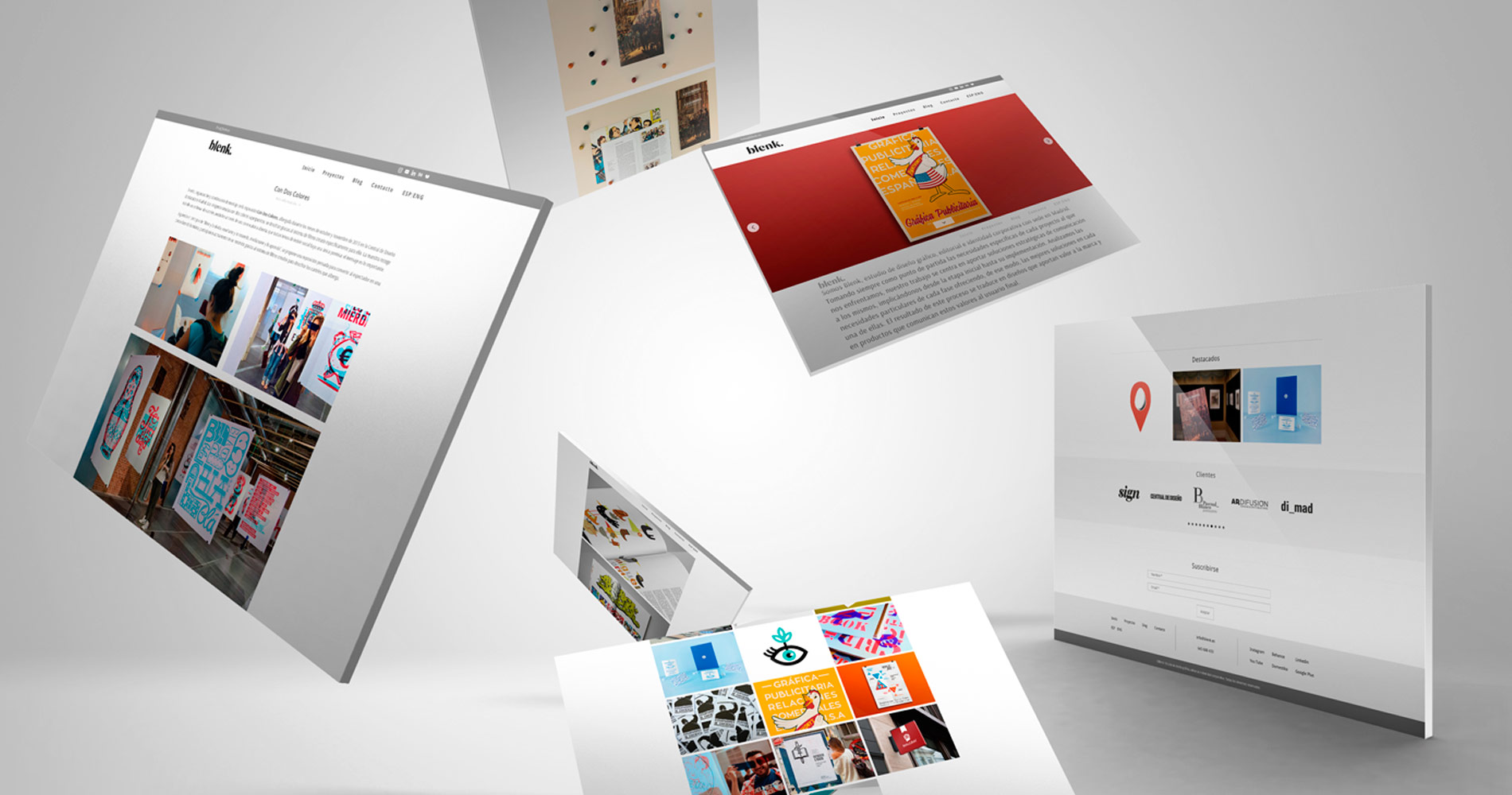Proyecto portfolio diseño web: Blenk