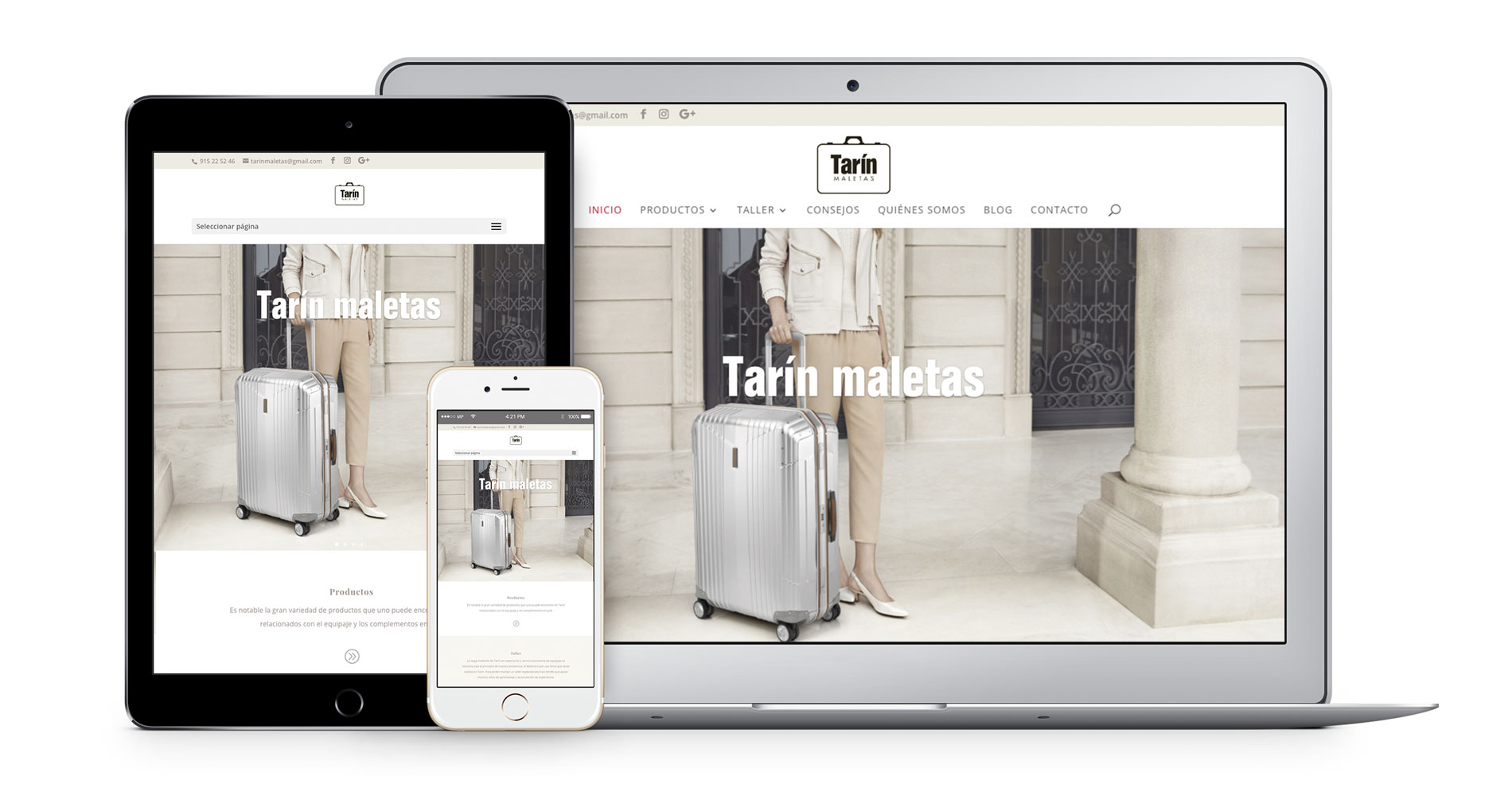 portfolio diseño | Tarín maletas