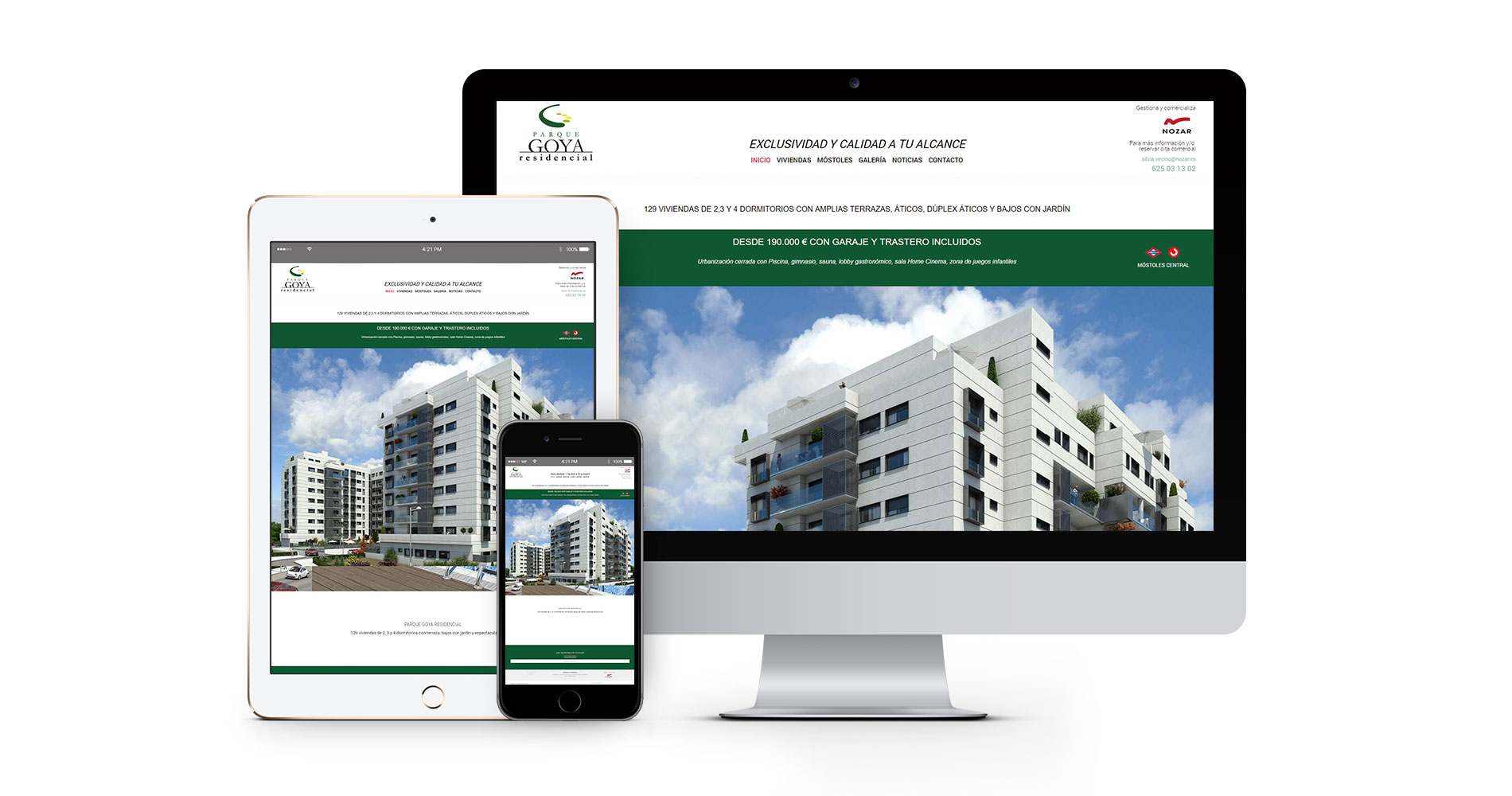 Web para inmobiliaria