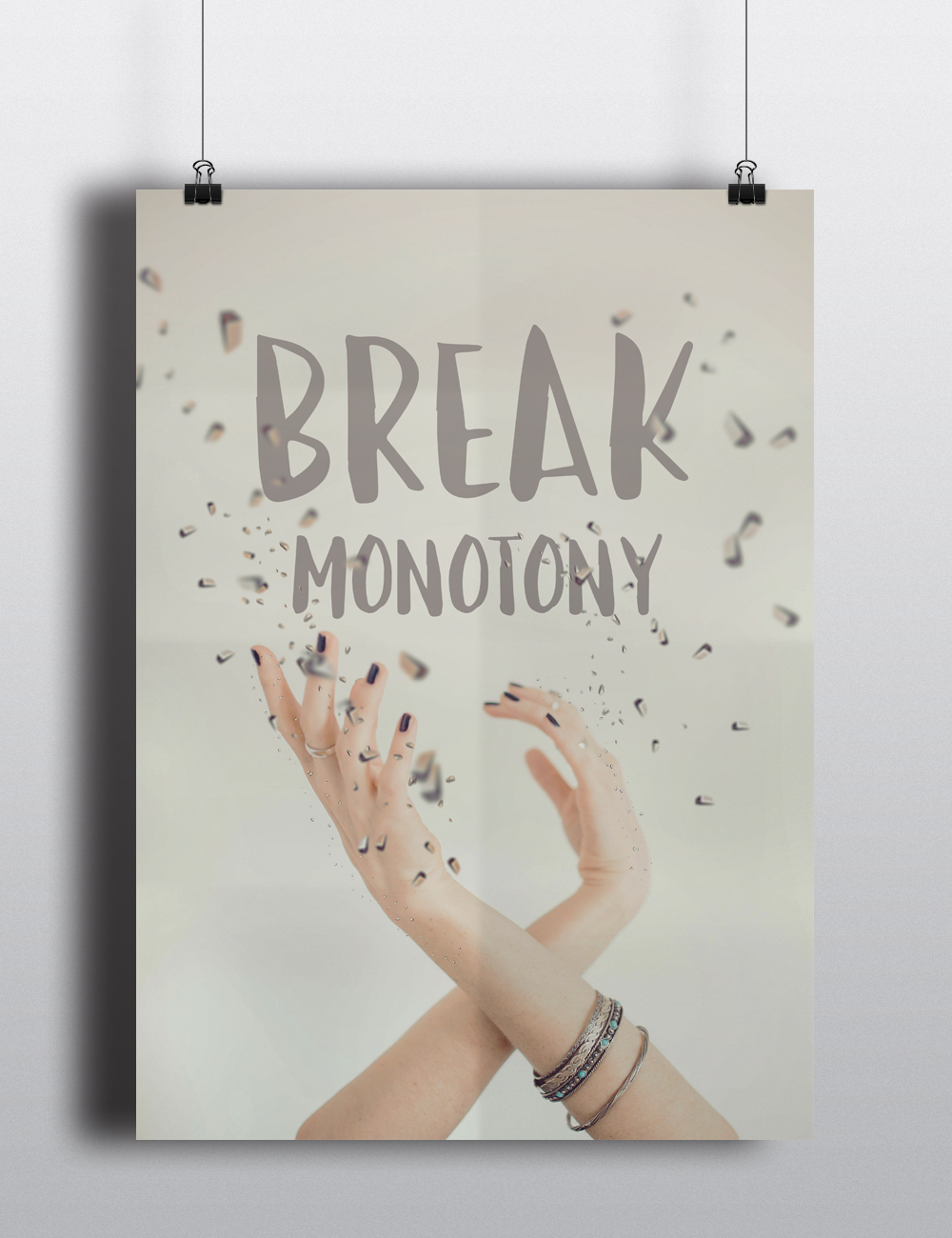 Posters decorativos break mononoty